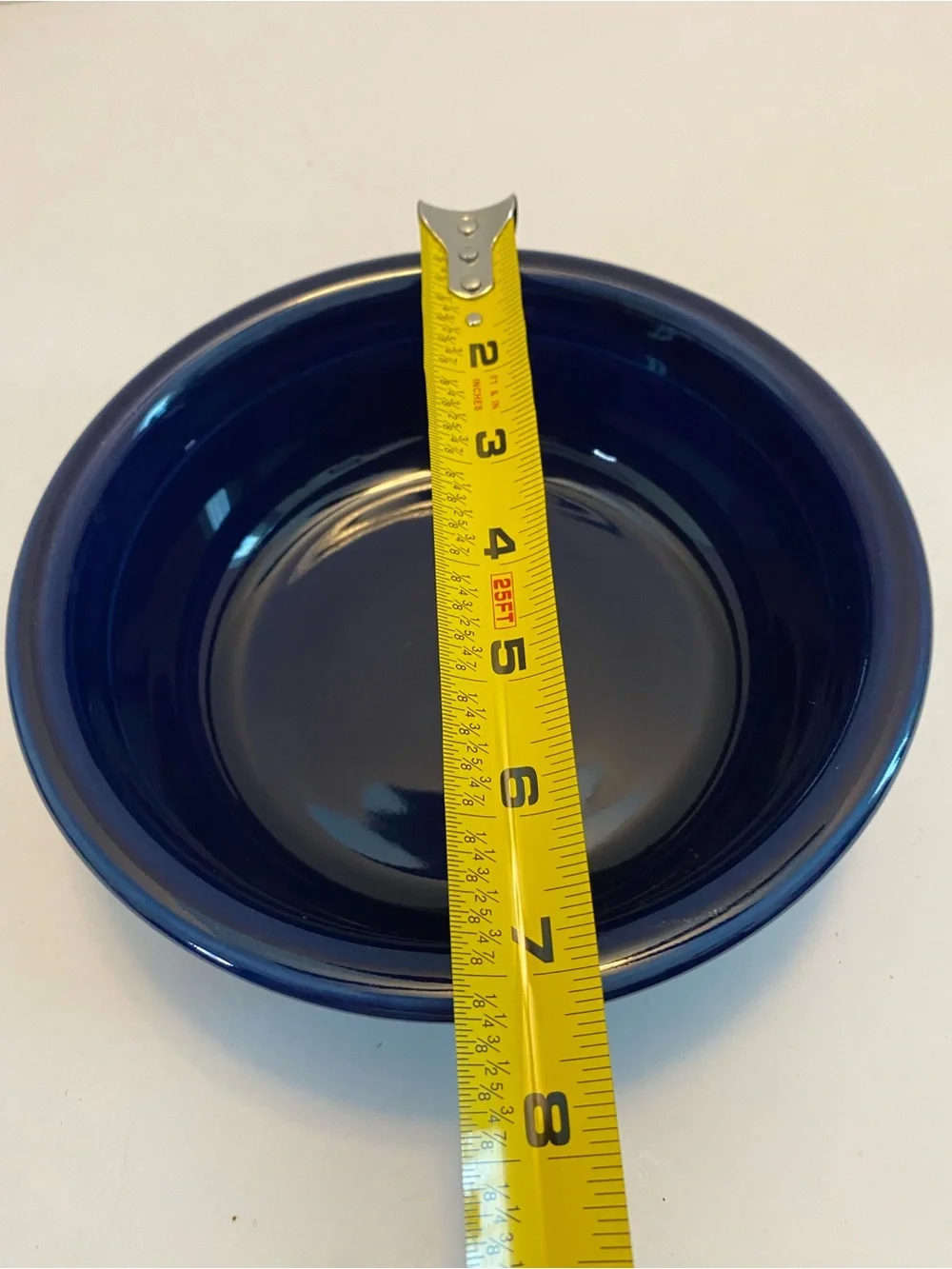 Fiesta Ware Homer Laughlin COBALT BLUE 7  1/4”Round Serving Bowl Mint Condition